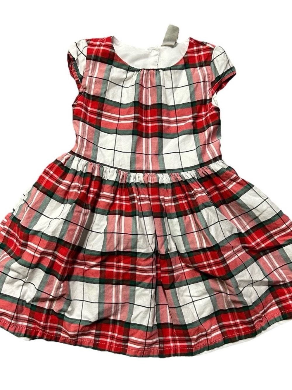 Toddler Girl Red Green White Christmas Holiday Dress Size 4T